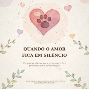 E-book Qundo o Amor Fica em Silêncio - Luto pet