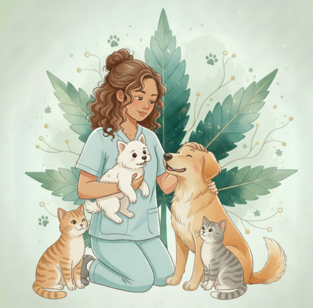 Veterinária com cães e gatos – terapias integrativas